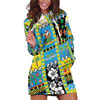 Tuvalu Christmas Hoodie Dress Festive Beach Vibes - Polynesian Pride