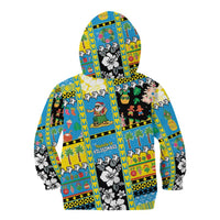 Tuvalu Christmas Kid Hoodie Festive Beach Vibes - Polynesian Pride