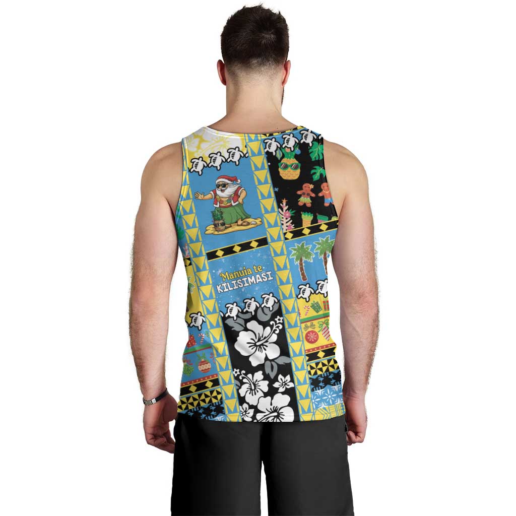 Tuvalu Christmas Men Tank Top Festive Beach Vibes - Polynesian Pride