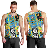 Tuvalu Christmas Men Tank Top Festive Beach Vibes - Polynesian Pride