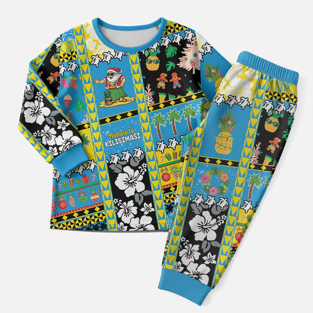 Tuvalu Christmas Pajama Set Festive Beach Vibes - Polynesian Pride
