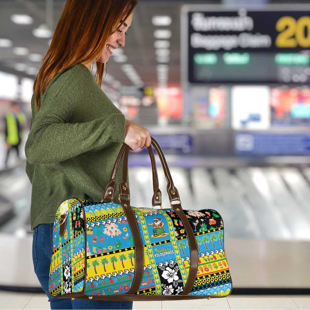 Tuvalu Christmas Travel Bag Festive Beach Vibes - Polynesian Pride