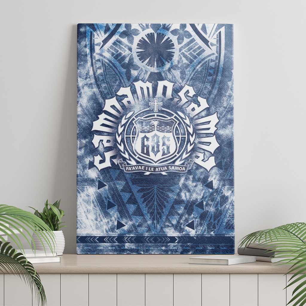 Samoa 685 Canvas Wall Art Polynesian Pattern Tie Dye Style