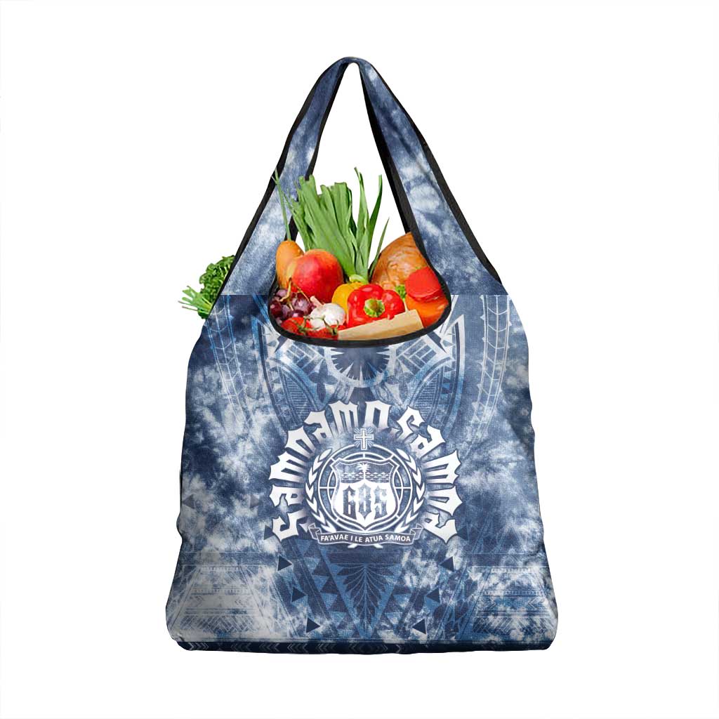 Samoa 685 Grocery Bag Polynesian Pattern Tie Dye Style