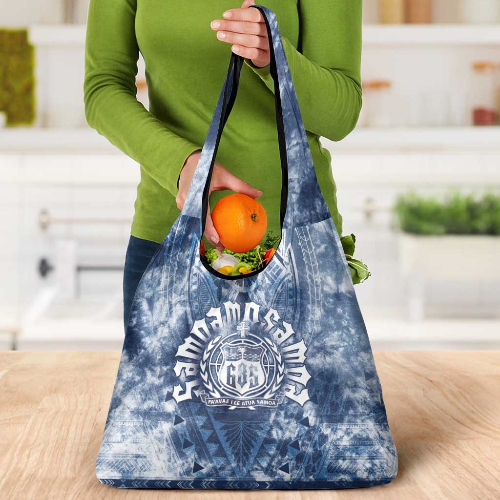 Samoa 685 Grocery Bag Polynesian Pattern Tie Dye Style