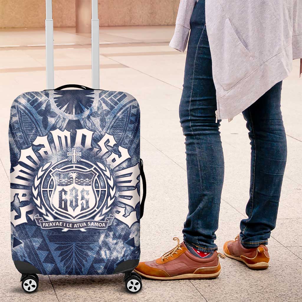 Samoa 685 Luggage Cover Polynesian Pattern Tie Dye Style