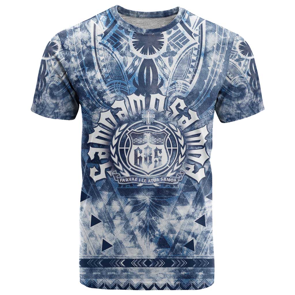 Samoa 685 T Shirt Polynesian Pattern Tie Dye Style