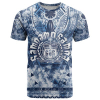 Samoa 685 T Shirt Polynesian Pattern Tie Dye Style