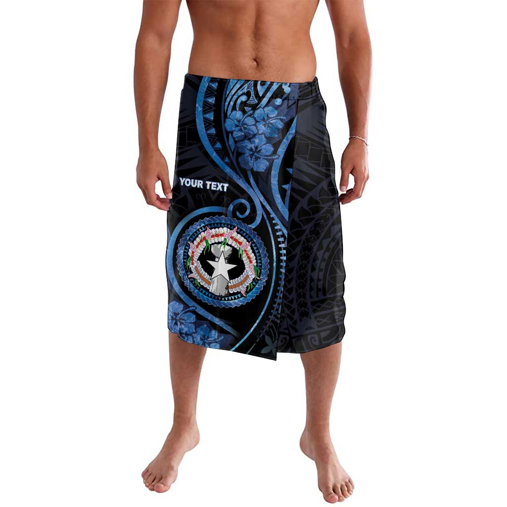 Personalized Northern Mariana Islands Lavalava Ocean Floral Pattern