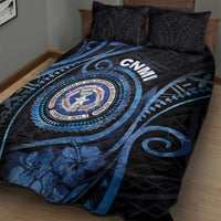 Northern Mariana Islands Quilt Bed Set Ocean Floral Pattern LT05