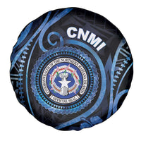 Northern Mariana Islands Spare Tire Cover Ocean Floral Pattern LT05