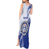 Personalized Northern Mariana Islands Tank Maxi Dress CNMI Seal