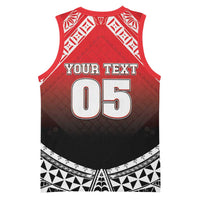 Custom Rugby Tonga MMT Basketball Jersey Mana O Tonga LT05 - Polynesian Pride