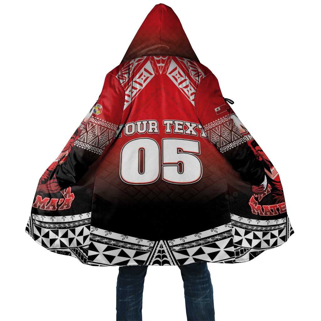 Custom Rugby Tonga MMT Cloak Mana O Tonga LT05 Unisex Red - Polynesian Pride