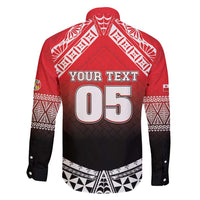 Custom Rugby Tonga MMT Family Matching Tank Maxi Dress and Hawaiian Shirt Mana O Tonga LT05 - Polynesian Pride