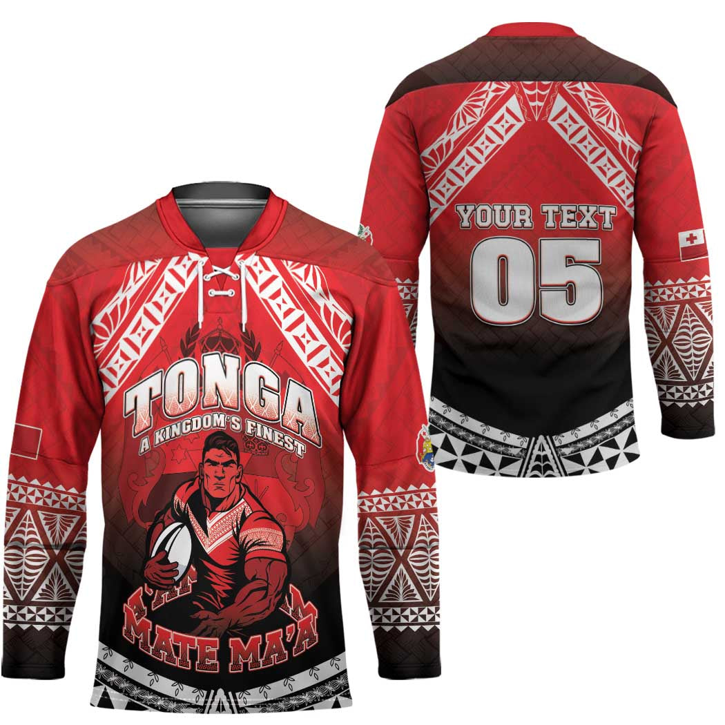 Custom Rugby Tonga MMT Hockey Jersey Mana O Tonga LT05 - Polynesian Pride