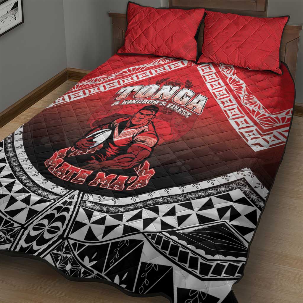 Rugby Tonga MMT Quilt Bed Set Mana O Tonga LT05 - Polynesian Pride