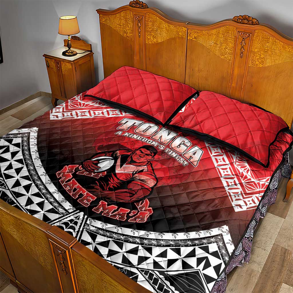 Rugby Tonga MMT Quilt Bed Set Mana O Tonga LT05 - Polynesian Pride