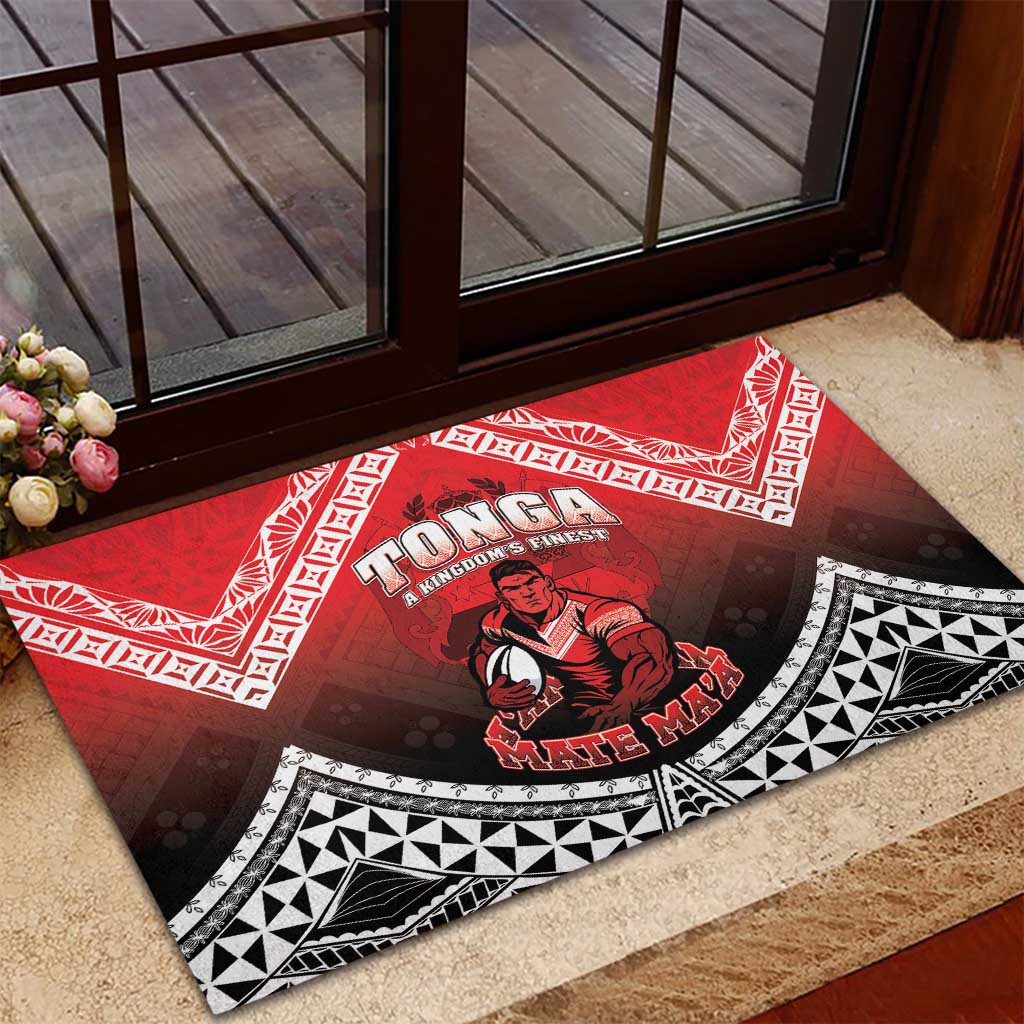 Rugby Tonga MMT Rubber Doormat Mana O Tonga LT05 - Polynesian Pride