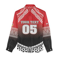 Custom Rugby Tonga MMT Women Casual Shirt Mana O Tonga LT05 - Polynesian Pride