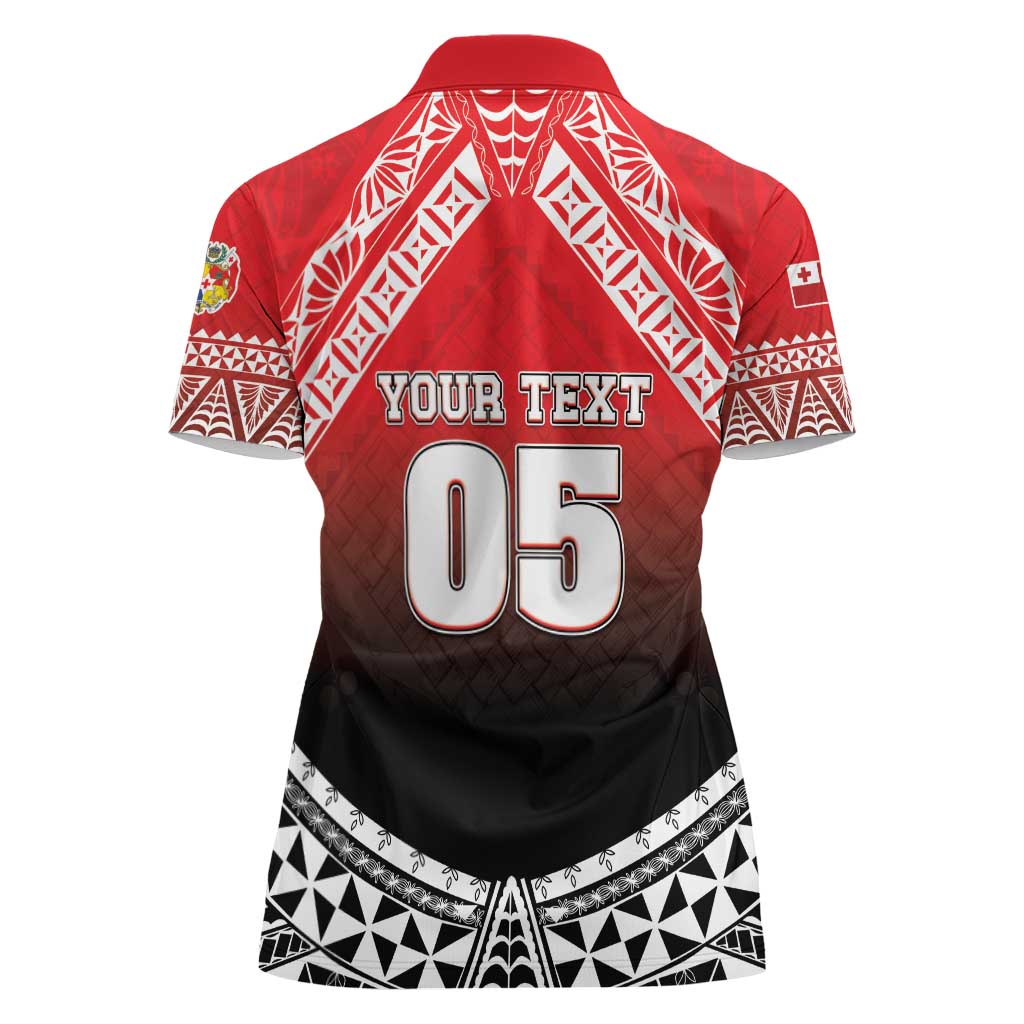 Custom Rugby Tonga MMT Women Polo Shirt Mana O Tonga LT05 - Polynesian Pride