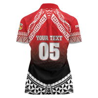 Custom Rugby Tonga MMT Women Polo Shirt Mana O Tonga LT05 - Polynesian Pride