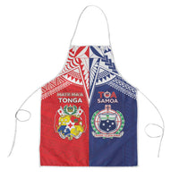 Rugby Samoa And Tonga Apron Toa Samoa With Mate Maa LT05 Multicolor - Polynesian Pride