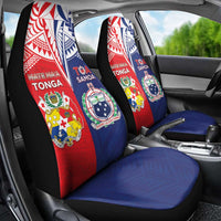 Rugby Samoa And Tonga Car Seat Cover Toa Samoa With Mate Maa LT05 - Polynesian Pride