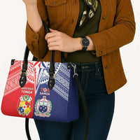Rugby Samoa And Tonga Leather Bag Toa Samoa With Mate Maa LT05 - Polynesian Pride