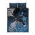 New Zealand Huia Bird Quilt Bed Set Aotearoa Maori Pattern