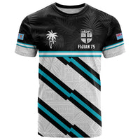Custom Fiji Rugby T Shirt Fijian 7s With Tapa Pattern LT05 White - Polynesian Pride
