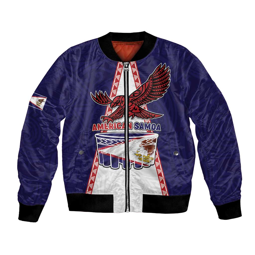 Personalised American Samoa Flag Day Bomber Jacket Flag Style