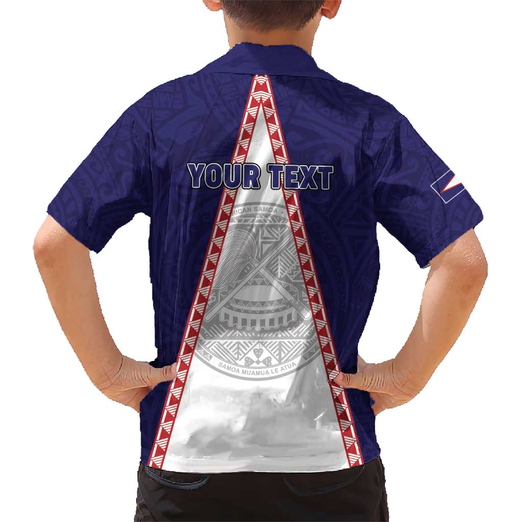 Personalised American Samoa Flag Day Hawaiian Shirt Flag Style
