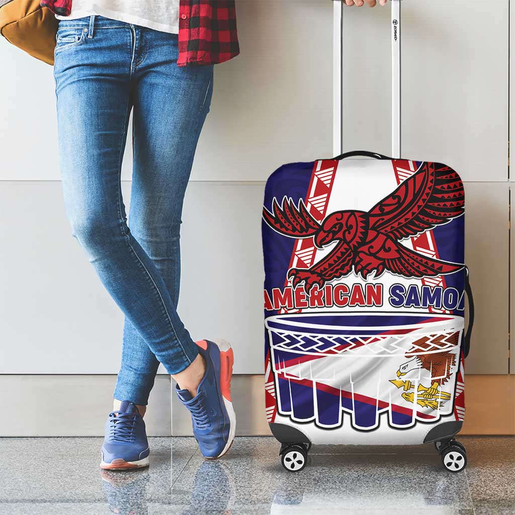 American Samoa Flag Day Luggage Cover Flag Style