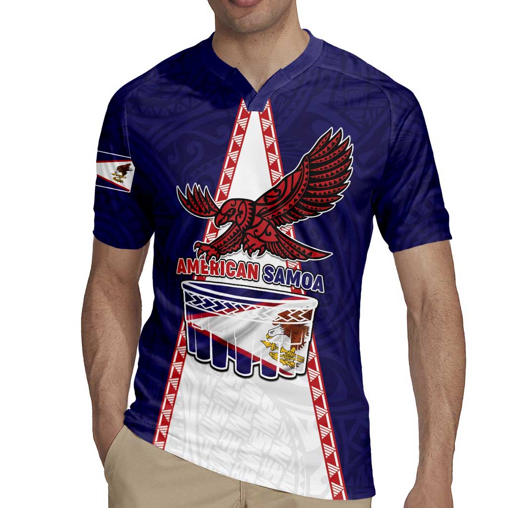 Personalised American Samoa Flag Day Rugby Jersey Flag Style