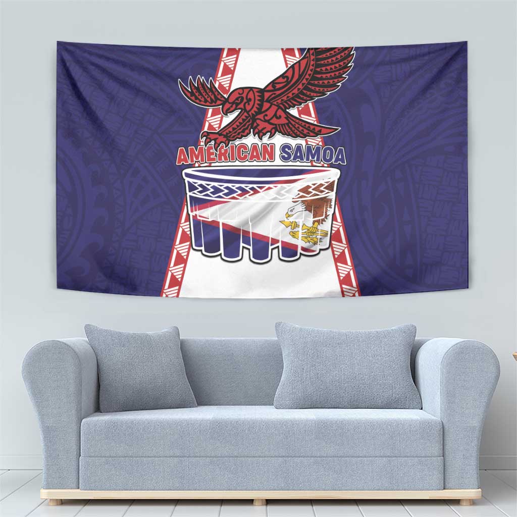 American Samoa Flag Day Tapestry Flag Style