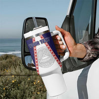 Personalised American Samoa Flag Day Tumbler With Handle Flag Style