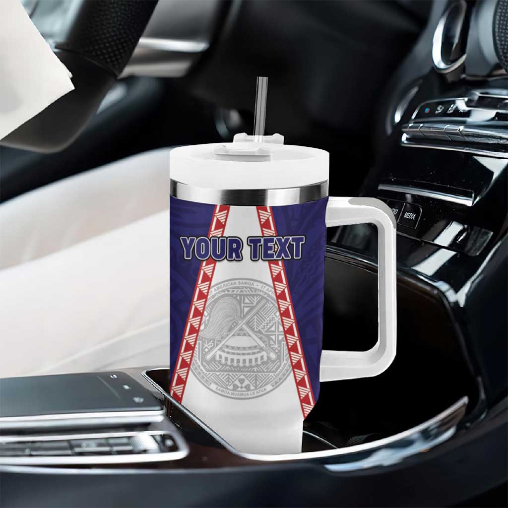 Personalised American Samoa Flag Day Tumbler With Handle Flag Style