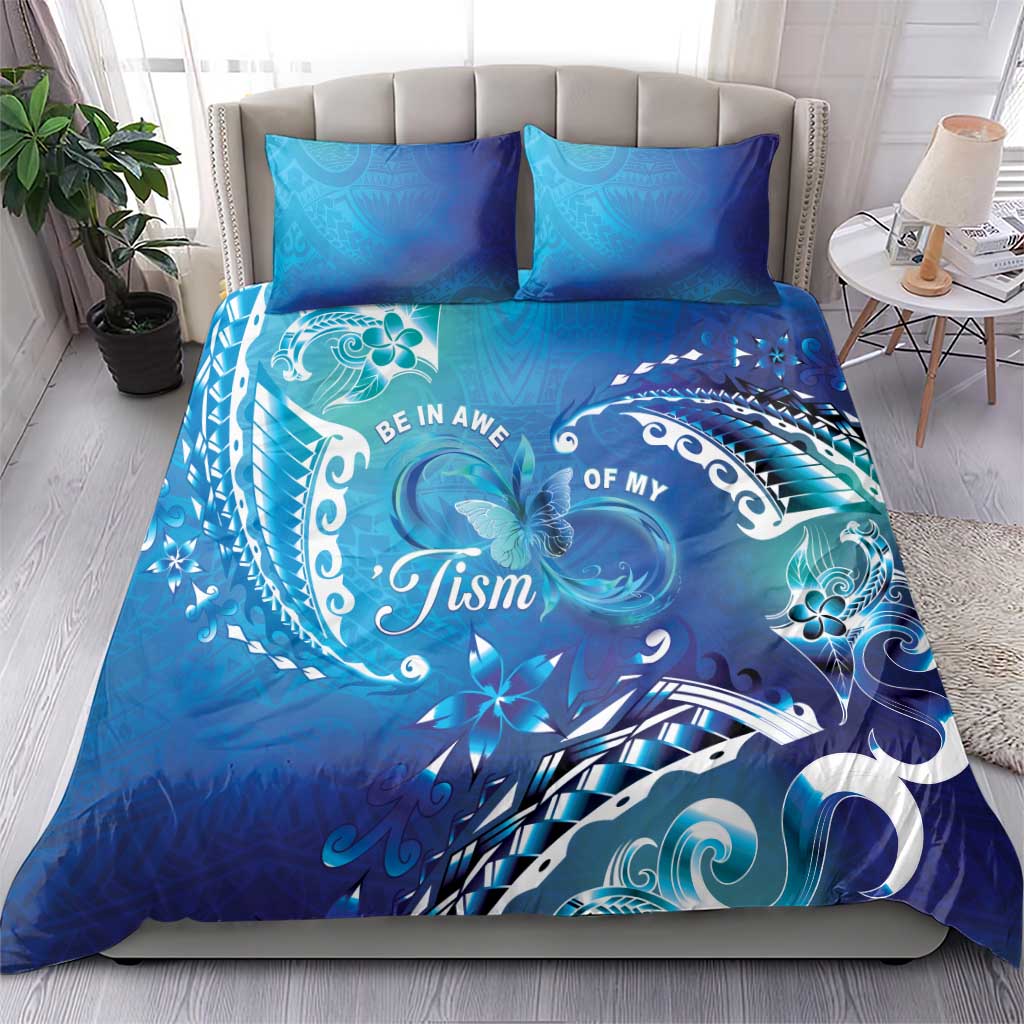 Polynesia Autism Awareness Bedding Set Be In Awe Of My 'Tism