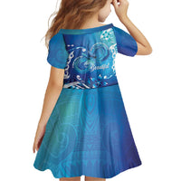 Polynesia Autism Awareness Family Matching Mermaid Dress and Hawaiian Shirt Be In Awe Of My 'Tism