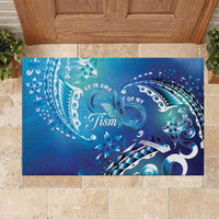 Polynesia Autism Awareness Rubber Doormat Be In Awe Of My 'Tism