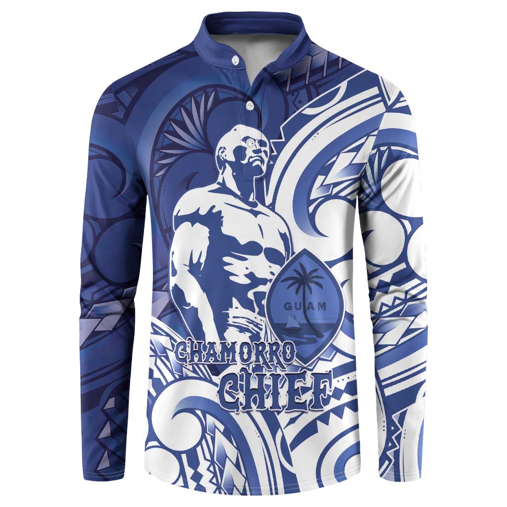 Guam Chief Kepuha Button Sweatshirt Chamorro Pride