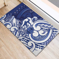 Guam Chief Kepuha Rubber Doormat Chamorro Pride