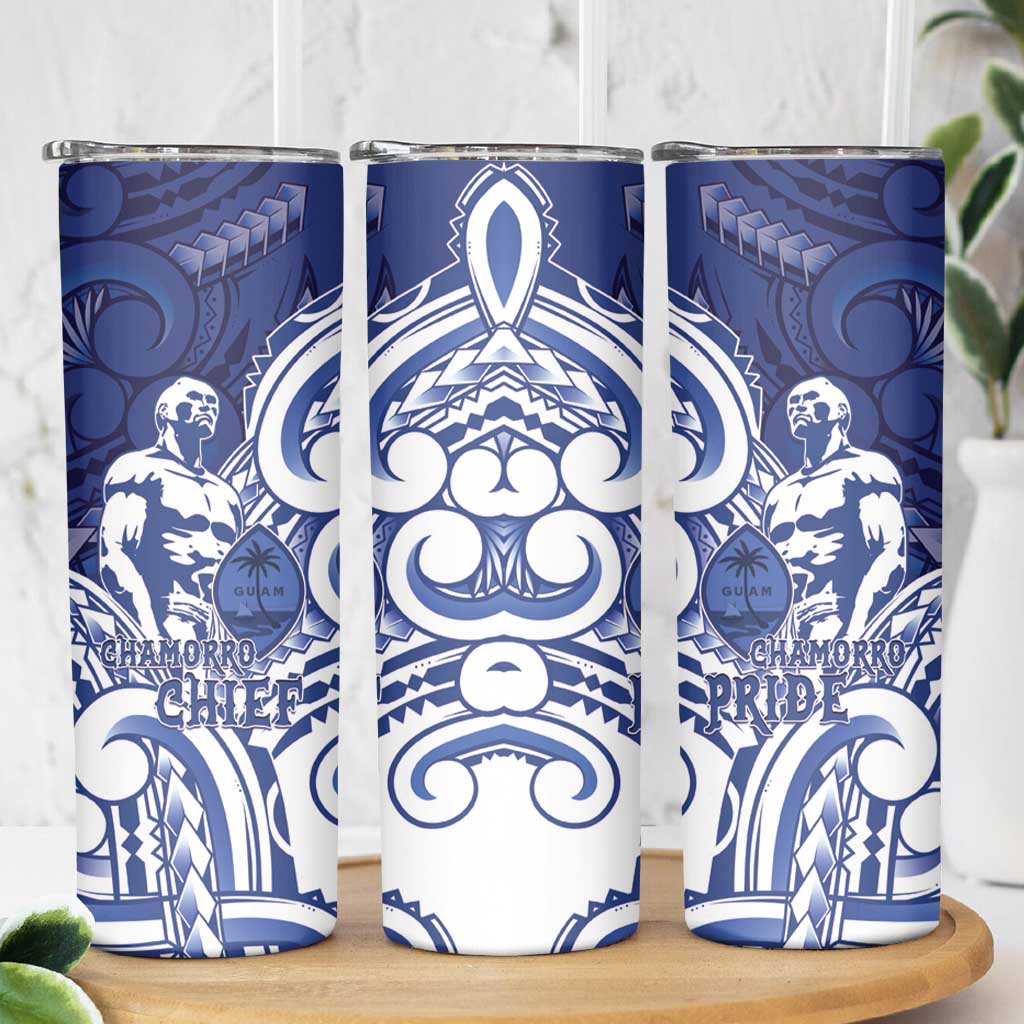 Guam Chief Kepuha Skinny Tumbler Chamorro Pride
