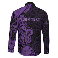 Personalised Lupus Warrior Family Matching Off The Shoulder Long Sleeve Dress and Hawaiian Shirt Never Give Up Polynesian Style