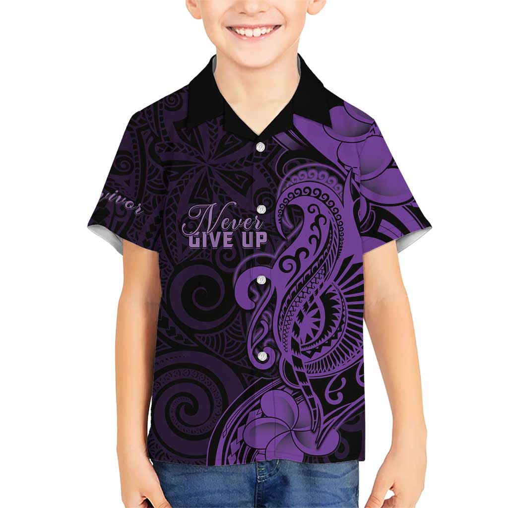 Personalised Lupus Warrior Family Matching Short Sleeve Bodycon Dress and Hawaiian Shirt Never Give Up Polynesian Style