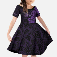 Personalised Lupus Warrior Family Matching Tank Maxi Dress and Hawaiian Shirt Never Give Up Polynesian Style