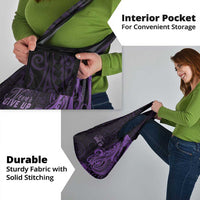 Lupus Warrior Grocery Bag Never Give Up Polynesian Style