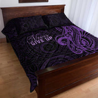 Lupus Warrior Quilt Bed Set Never Give Up Polynesian Style