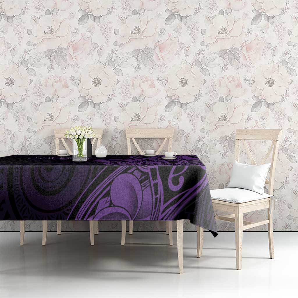 Lupus Warrior Tablecloth Never Give Up Polynesian Style